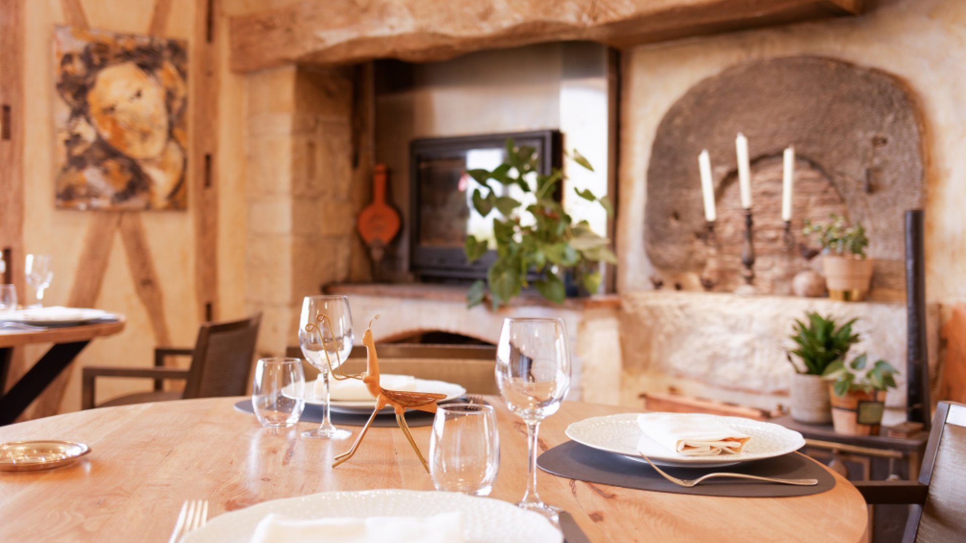 cheminée auberge du Poids Public